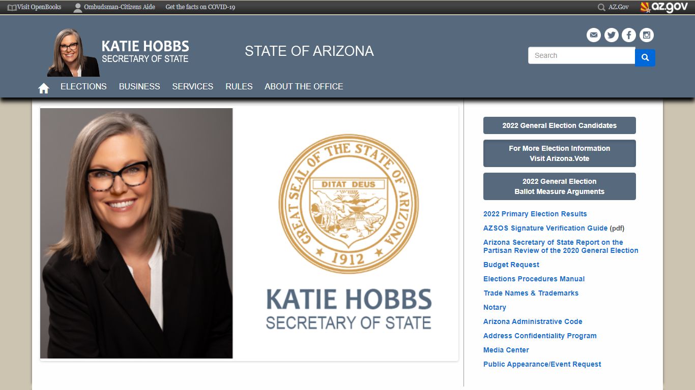 Arizona Secretary of State - AZ SOS